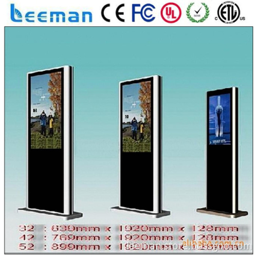 monitor usb video media player for advertising Leeman P4.81 SMD touch screen all in one lcd ad monitor